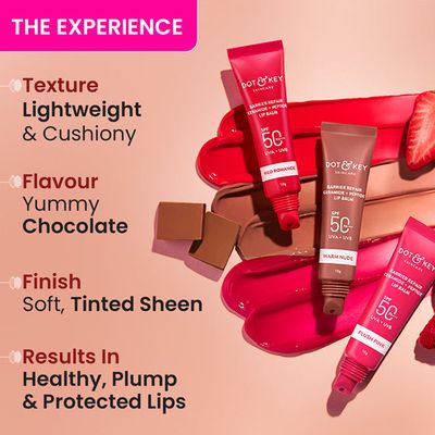 Dot and key Ceramide + Peptide Lip Balm SPF 50 PA+++ - Warm nude_img_3