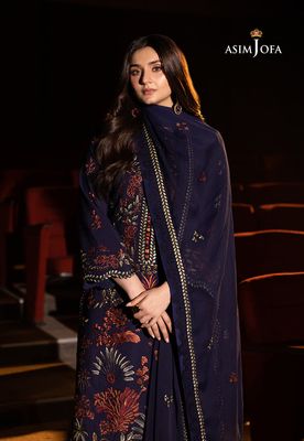 Asim Jofa - Embroidered Silk 3 Pcs_img_5