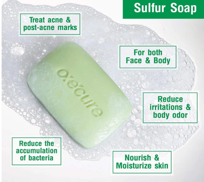Oxecure Sulphur Soap (Fungal Acne Soap) 30g_img_0