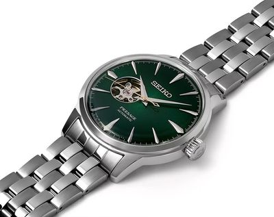 Seiko Presage 'Grasshopper' Open Heart Timepiece Men's Watch- SSA441J1_img_1