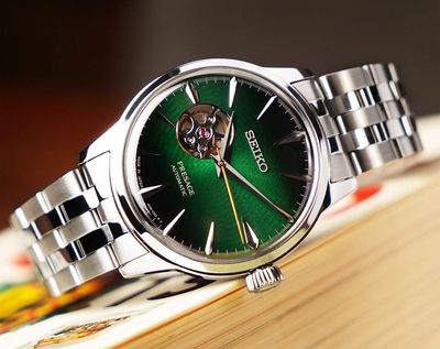 Seiko Presage 'Grasshopper' Open Heart Timepiece Men's Watch- SSA441J1_img_3