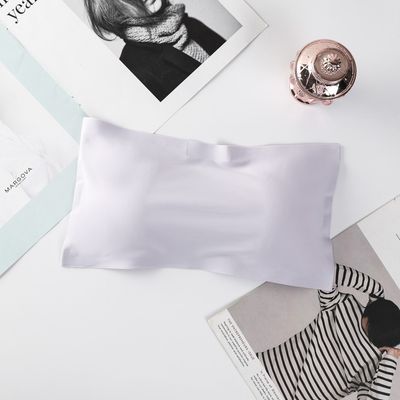Ice Silk Strapless Bra Girls Seamless Crop Tube Top Bralette for Women Sexy Soft Bras Large Size Bustier Tops_img_8