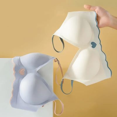 Push Up Bra Seamless Invisible Bra For Women Sexy Lingerie Deep Vneck Wire Free Brassiere Bra Removable Pads Bralette Underwear_img_5