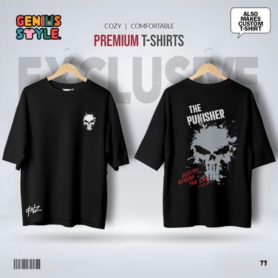 The Punisher Premium Drop Shoulder T-shirt - 73