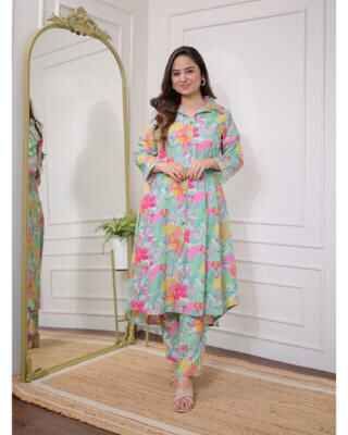 Fashionable Printed Kurti Set_img_2