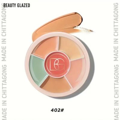 Beauty Glazed 6-Color Concealer For Spotless, Brightened Skin - Decrease Tear Gaps, Dark Circles & Even Skin Tone-402_img_0
