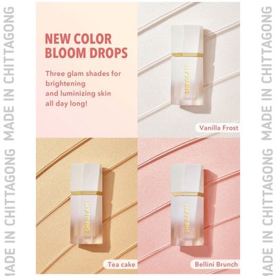 SHEGLAM Glow Bloom Liquid Highlighter-Tea Cake_img_2