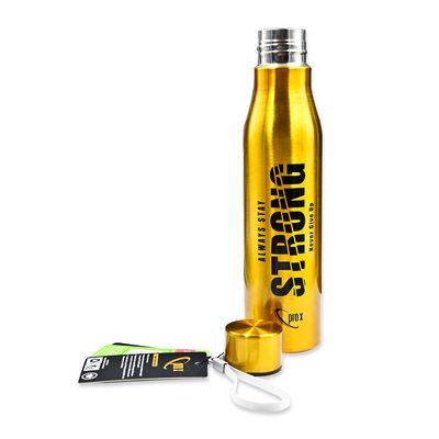 1000ml Single Layer SS Non Thermal Water Bottle – WB-2159 Yellow_img_2
