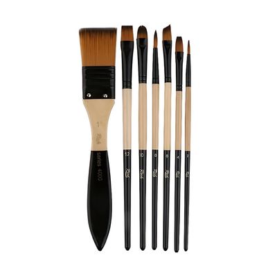 Keep Smiling 7pcs flat mix brush set_img_1