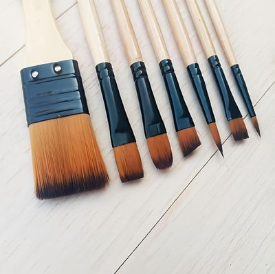 Keep Smiling 7pcs flat mix brush set_img_2