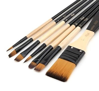 Keep Smiling 7pcs flat mix brush set_img_3