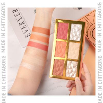 Imagic 6 Color Highlight Blush And Contour Palette_img_1
