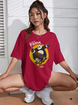Kung Fu Panda Drop Shoulder T-shirt - 32_img_1