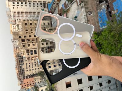 IQOO13 magnetic ring frosted anti-fall semi transparent hard cover_img_2