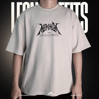 Men’s Oversized Drop Shoulder T-shirt in Off White._img_2