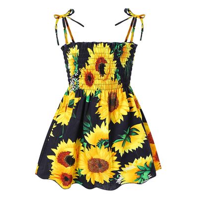 🌸 Girls Summer Cotton Dress – Printed Slip Style_img_0