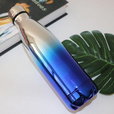 500ml SS Thermos Water Bottle – WB-1657 Electroplated Blue_img_1