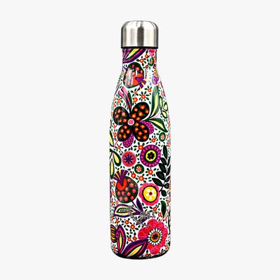 750ml Single Layer SS Non Thermal Water Bottle – WB-2128 Flowers_img_0