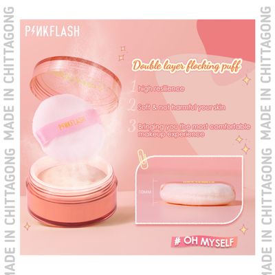 PINK_FLASH Lasting Matte Loose Powder - Shade 111_img_2