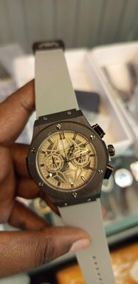 Hublot Belt Spider Grey Dial Black Case Grey Belt V2_img_0