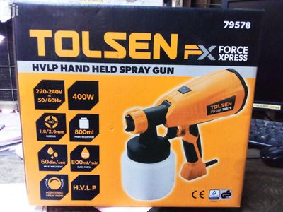 TOLSEN 400W HVLP Hand Held Spray Gun 800ml Model: 79578_img_3
