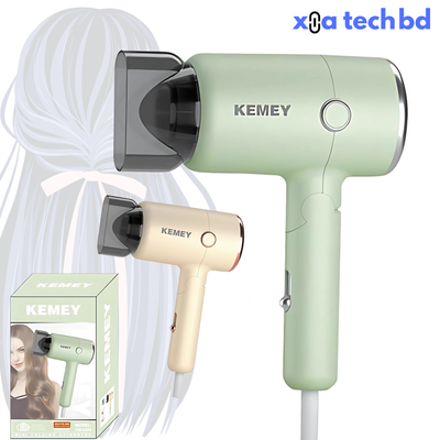 Kemei Km-6838 Cool And Hot Foldable Electric Hair Dryer For Women_img_1