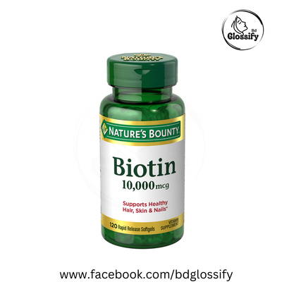 Biotin 10,000 mcg (120 capsules)
