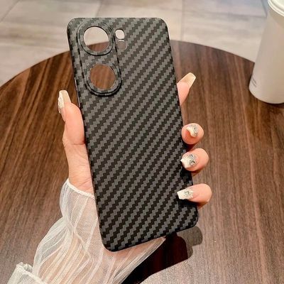iQOO Neo9 mobile phone case Kevlar carbon fiber pattern new Neo9SPro ultra-thin hard shell high-end protective cover_img_5