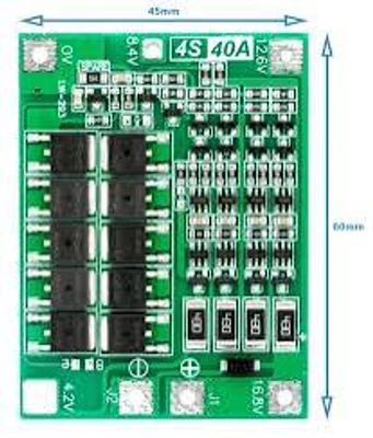 (CODE 94) 40a 4s BATTERY CHARGEING MODULE / 4S BMS._img_2