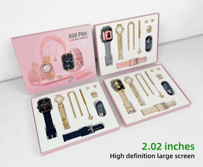 A58 Plus Smart Watch With Jewellery_img_1