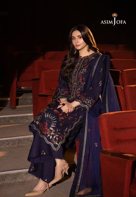 Asim Jofa - Embroidered Silk 3 Pcs_img_3