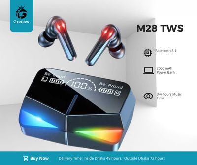 M28 TWS Wireless Gaming Earbuds_img_2