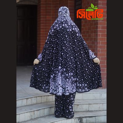 Elegant Palazzo long Khimar Set_img_2