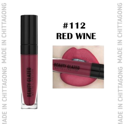 Beauty Glazed Matte Lipstick Shade 112 Red Wine_img_0