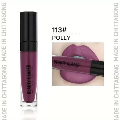 Beauty Glazed Matte Lipstick - Polly 113_img_0