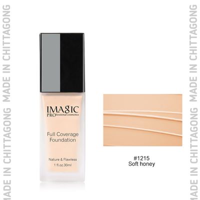 Imagic Full Coverage Foundation (1215) Soft Honey (30ml)_img_0