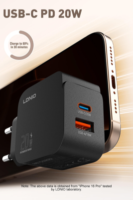 LDNIO Q1 20W Fast Charging Adapter with USB-CA – Original_img_2
