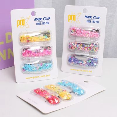 ProX Timeless Twists Hair  Clip For Women HC-202-14 ( 3pcs ) Multi-Color_img_0