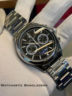 PATEK CHRONO CHAIN SIMPLE BLACK DIAL_img_0