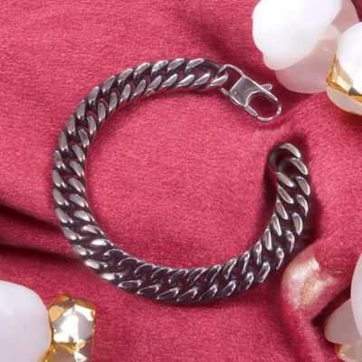 Men's Stylish Stainless Steel Bracelet For Boys and Men_img_0
