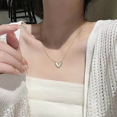 White Shell heart pendant_img_1