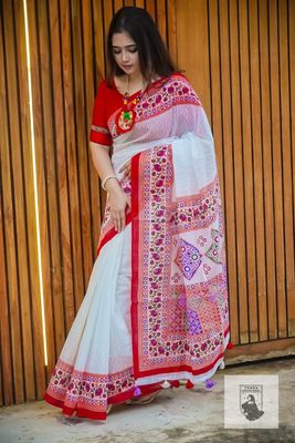 উন্নত মানের হাফ সিল্ক শাড়ি_img_2