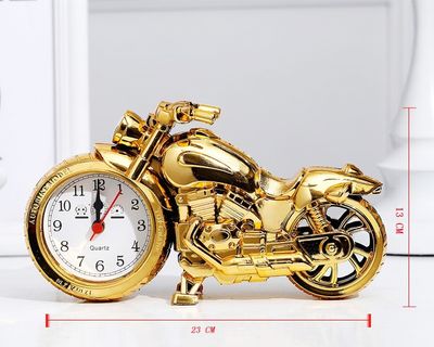 Classic Motorcycle Style Alarm Clock – Cool Desk Ornament & Unique Gift Idea_img_3