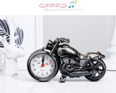 Classic Motorcycle Style Alarm Clock – Cool Desk Ornament & Unique Gift Idea_img_4