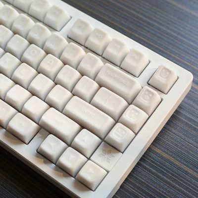 Kbdiy White Translucent SA Profile Doubleshot Keycaps Set_img_5