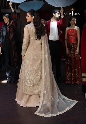 Asim Jofa - Embroidered Javeria Net 3 Pcs_img_1