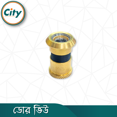১ পিস প্রিমিয়াম কুয়ালিটি পিতলের ডোর ভিউয়ার পিপহোল প্রধান দরজার জন্য 180 ° প্রশস্ত কোণ স্পষ্ট ভিউ তাইওান ডোর ভিউ_img_3