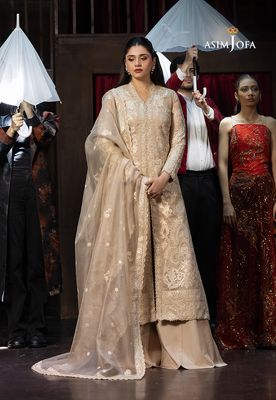 Asim Jofa - Embroidered Javeria Net 3 Pcs_img_7