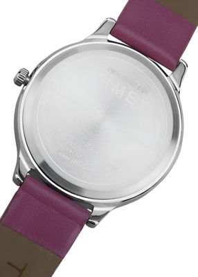TIMEX  Black Dial Genuine Leather Strap Analog Watch - For Women_img_5