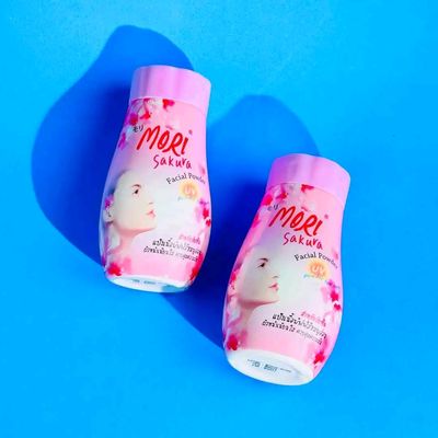 MORI SAKURA FACIAL POWDER ORANGE & PINK (50G)MADE IN THAILAND🇹🇭_img_3
